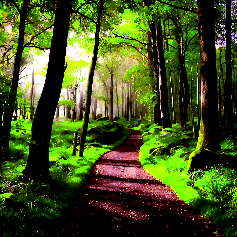 Secluded Woodland Path Png Mks96 PNG Image