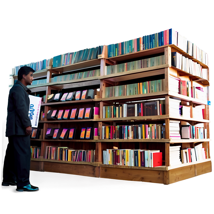 Second-hand Books Market Png Cwj32 PNG Image