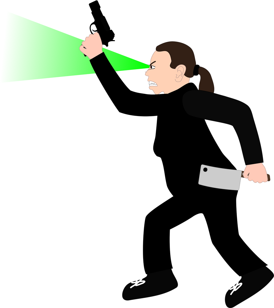 Secret Agent Cartoon Laser Vision PNG Image