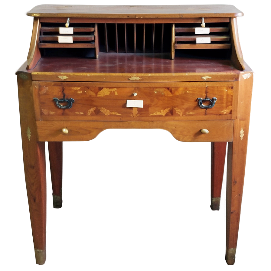 Secretary Desk Vintage Png Pxt25 PNG Image