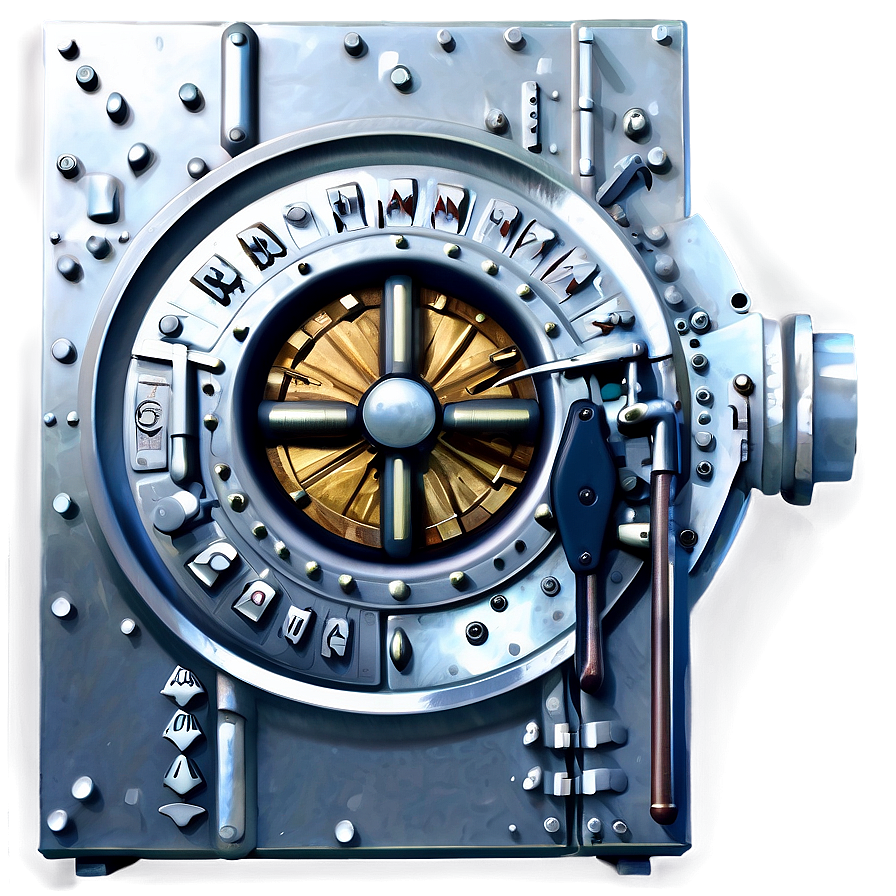 Secure Bank Vault Png 06262024 PNG Image