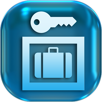 Secure Travel App Icon PNG Image