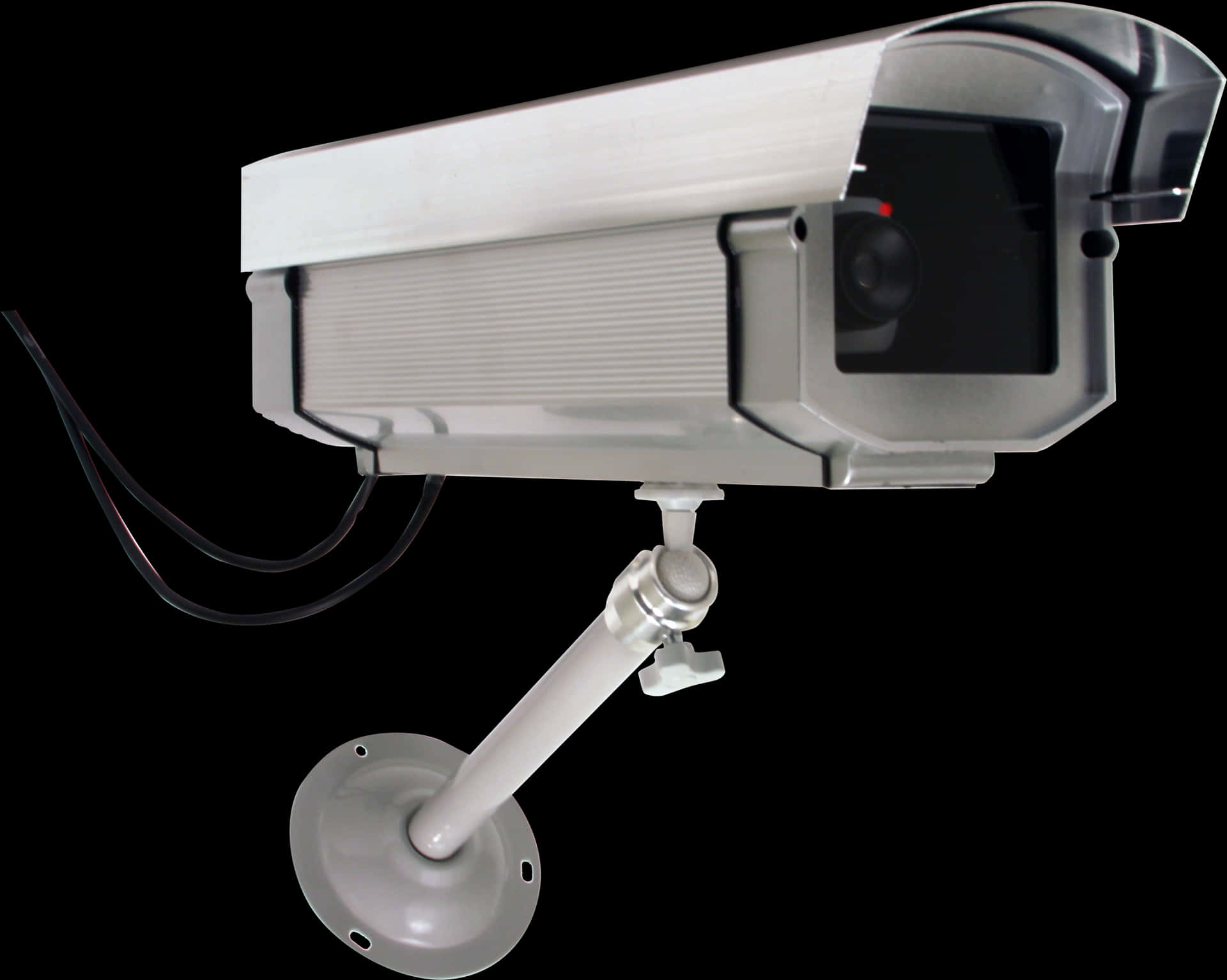 Security Camera Isolatedon Black PNG Image