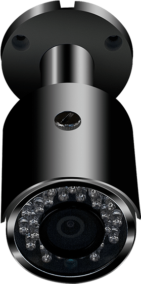 Security Camera Lens Up Close PNG Image