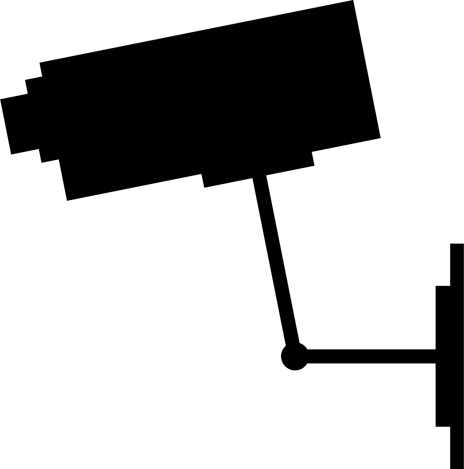 Security Camera Silhouette PNG Image