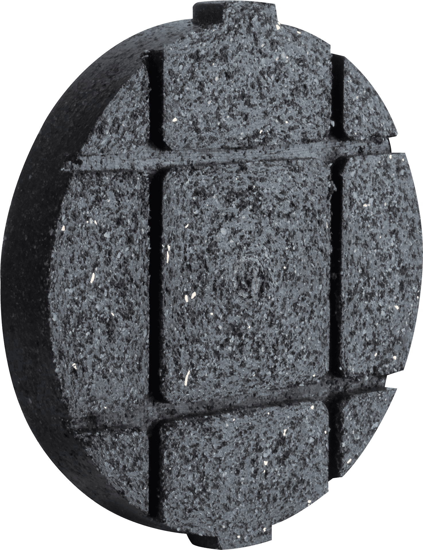 Segmented Cobblestone Sphere.png PNG Image