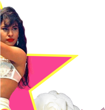 Selena Quintanilla Iconic Pose PNG Image