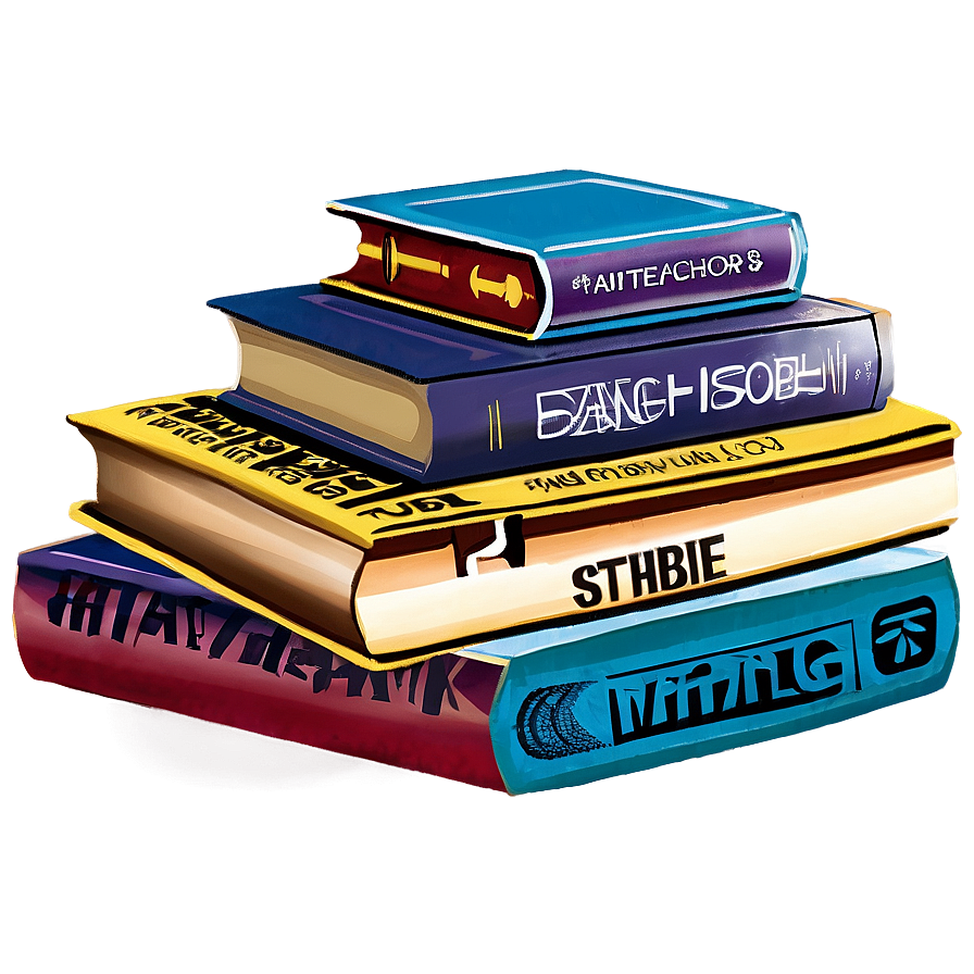 Self-help Books Stack Png 76 PNG Image