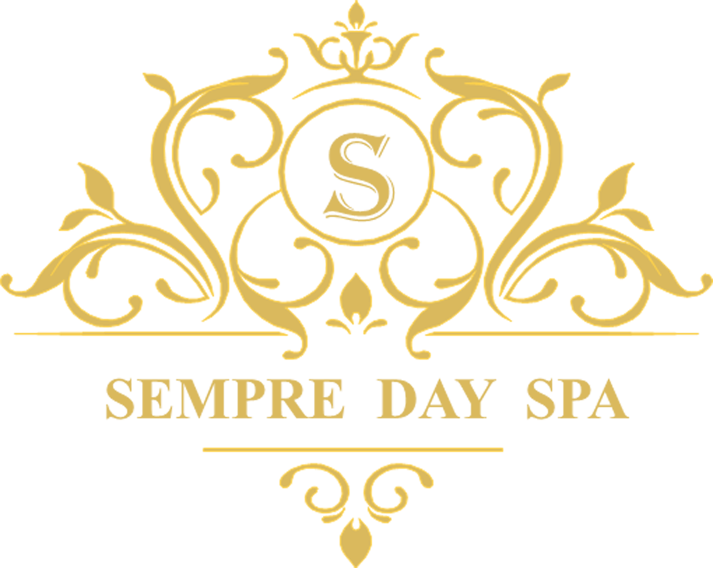 Sempre Day Spa Elegant Logo Design PNG Image