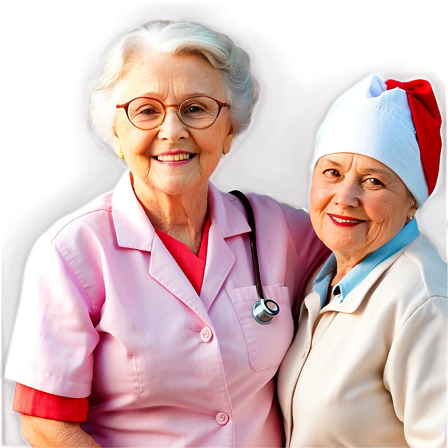 Senior Care Nurse Png Tik62 PNG Image