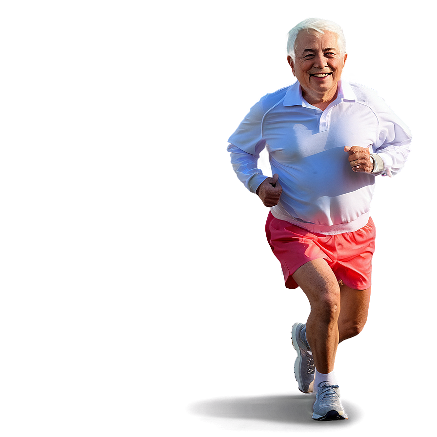 Senior Citizen Running Png 05212024 PNG Image