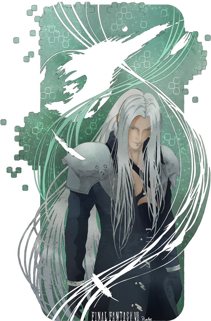 Sephiroth Final Fantasy V I I Artwork PNG Image