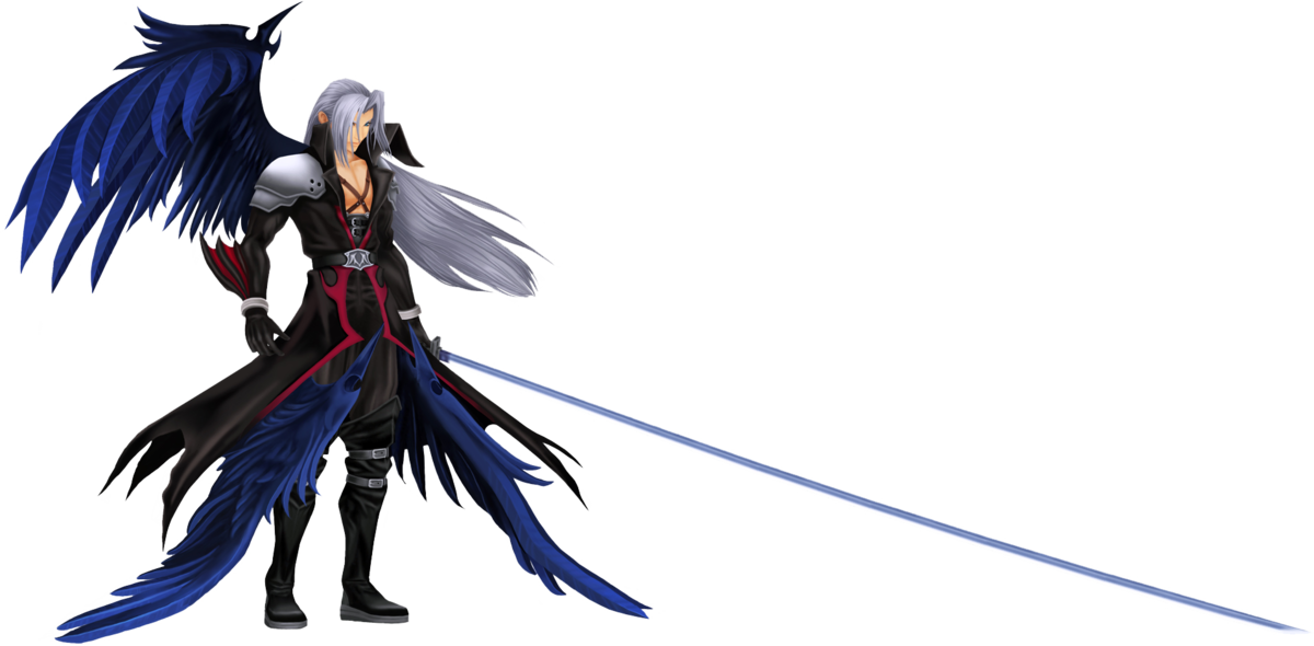 Sephiroth Final Fantasy Villain PNG Image