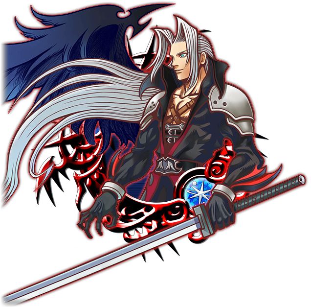 Sephiroth Final Fantasy Villain PNG Image