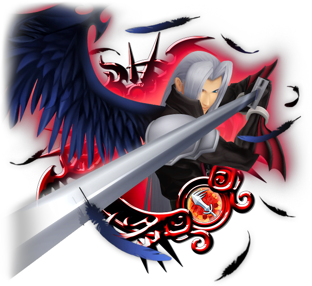 Sephiroth Final Fantasy Villain PNG Image