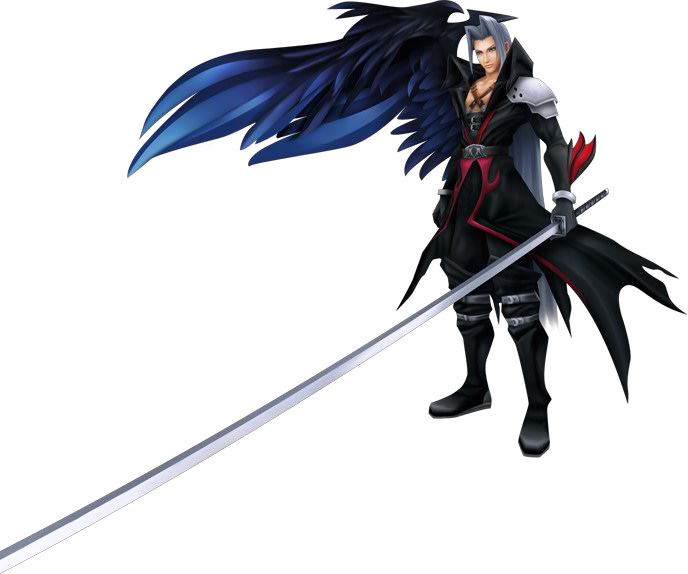 Sephiroth Final Fantasy Villain PNG Image