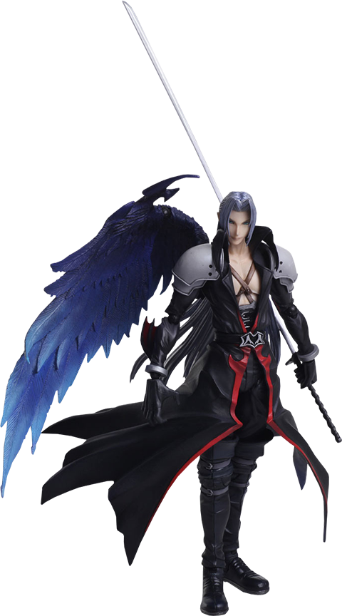 Sephiroth Final Fantasy Villain PNG Image