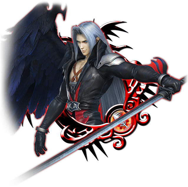 Sephiroth Final Fantasy Villain PNG Image