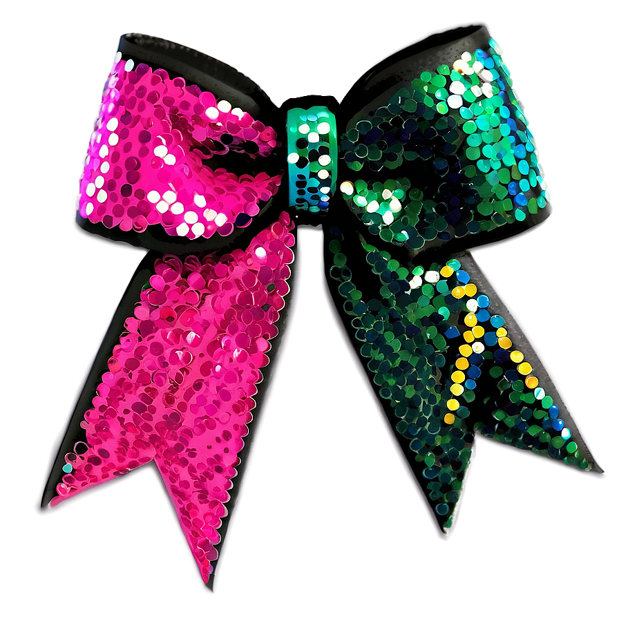 Sequin Cheer Bow Png 06212024 PNG Image