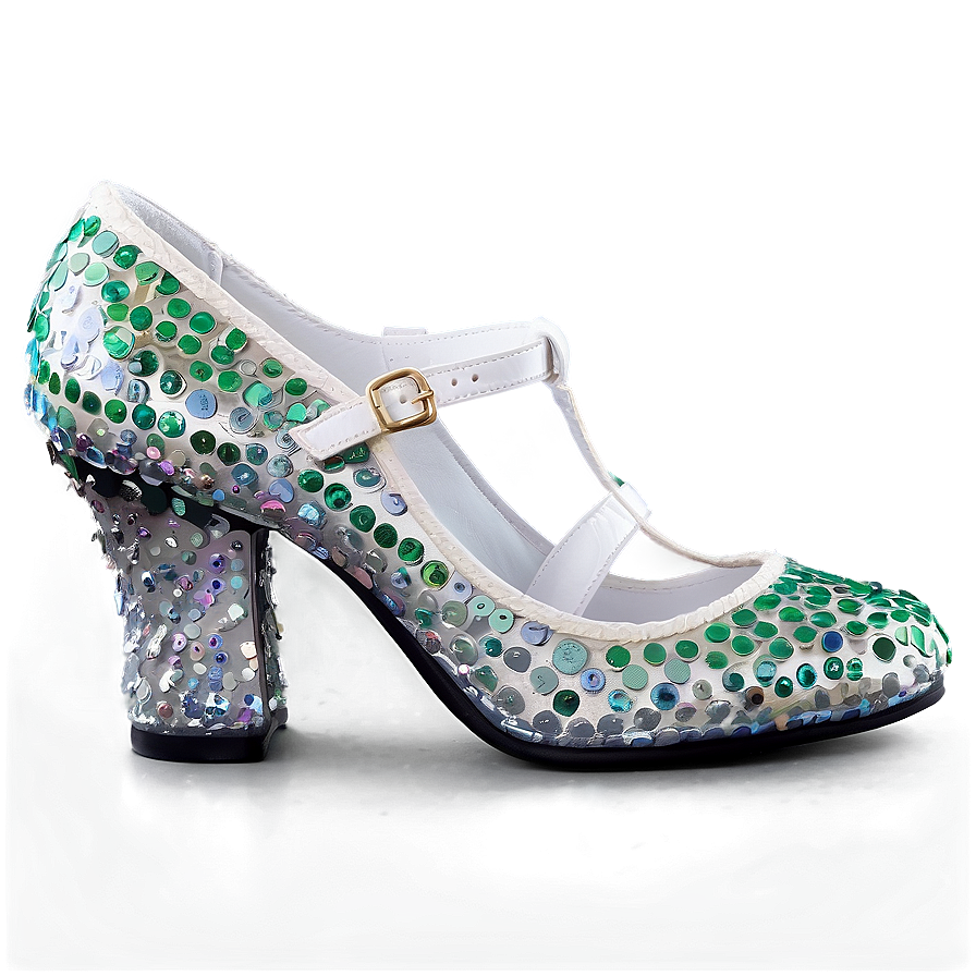 Sequin Heel Png Pql PNG Image