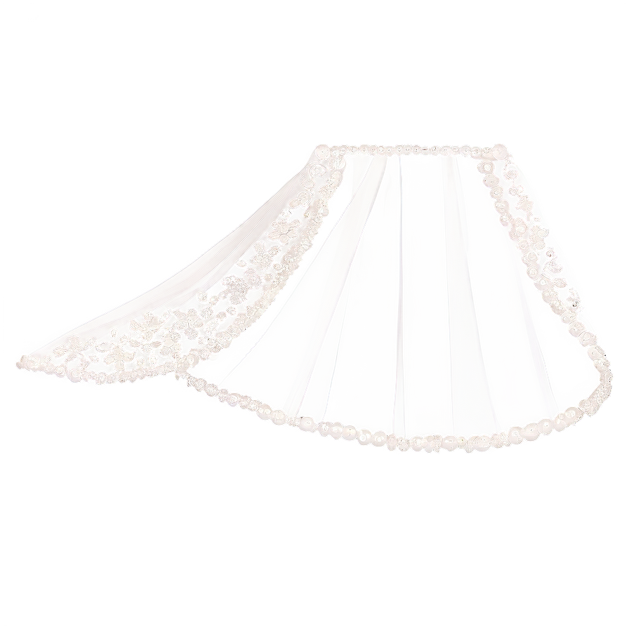 Sequin Wedding Veil Png Hfc18 PNG Image