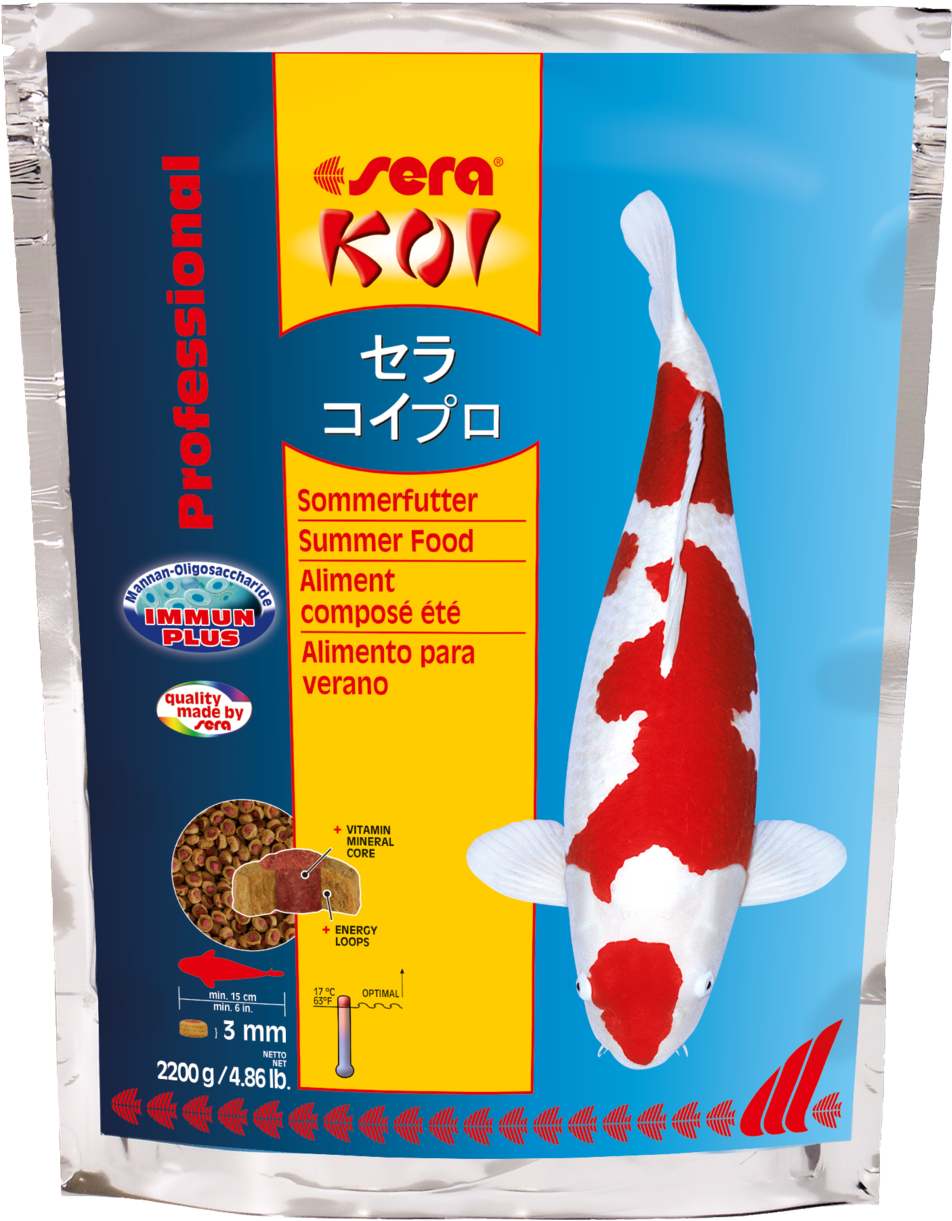 Sera Koi Summer Food Package Design PNG Image