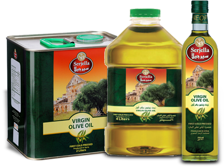 Sercjella Virgin Olive Oil Products PNG Image