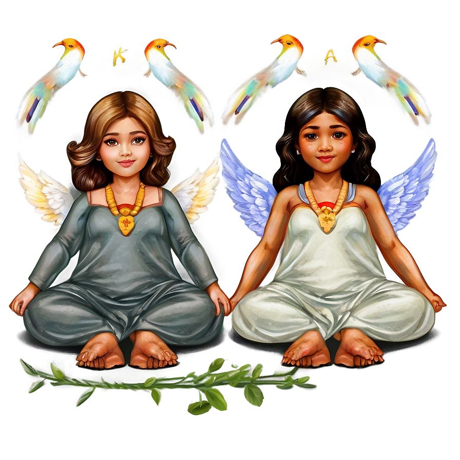 Serene Angels Art Png 06202024 PNG Image