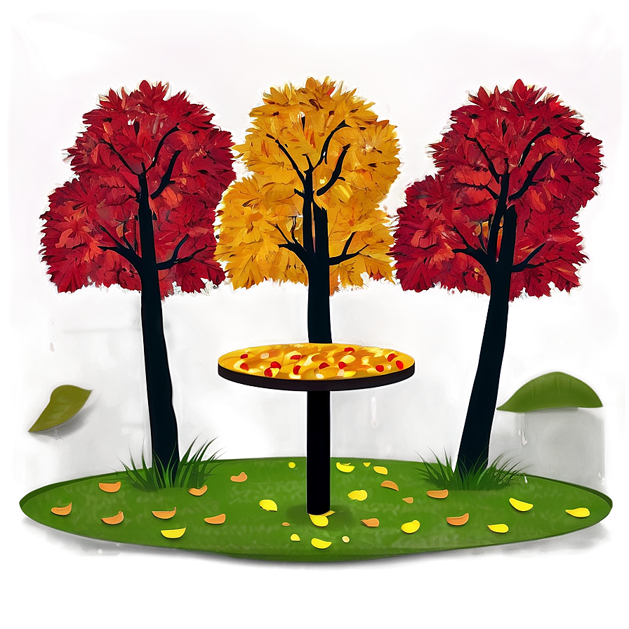 Serene Autumn Park Png Rsf PNG Image