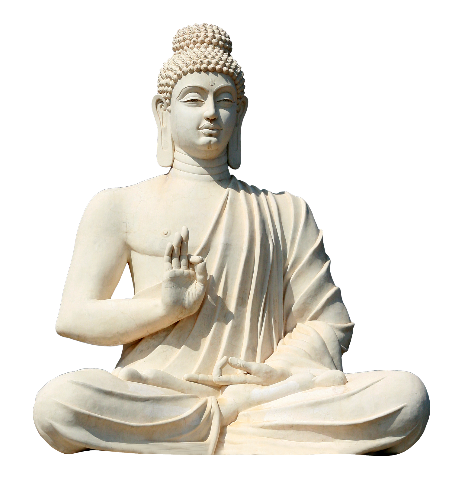 Serene Buddha Statue PNG Image