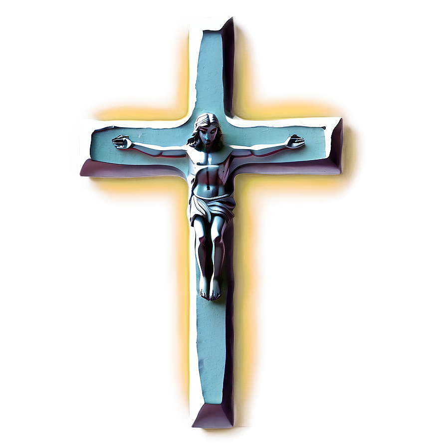 Serene Catholic Cross Scene Png Ffn59 PNG Image