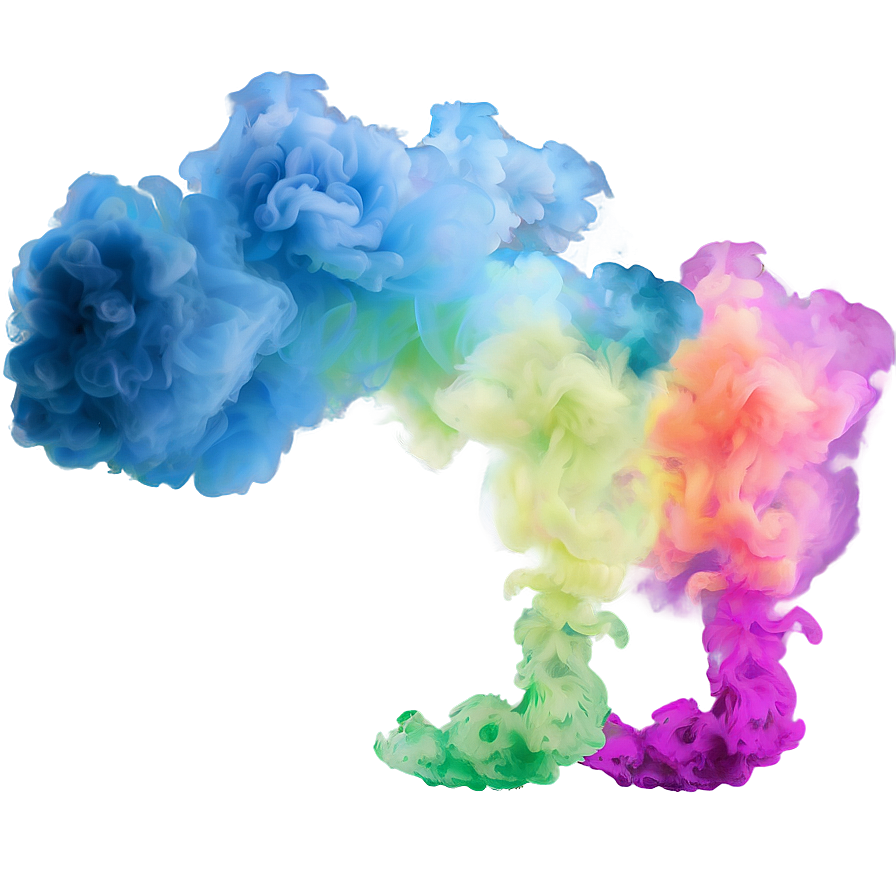 Serene Colored Smoke Png Qkl64 PNG Image