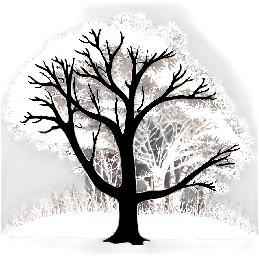 Serene Forest Silhouette Png 28 PNG Image