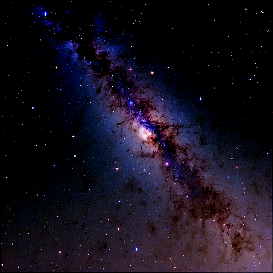 Serene Galaxy Stars Panorama Png Qky PNG Image