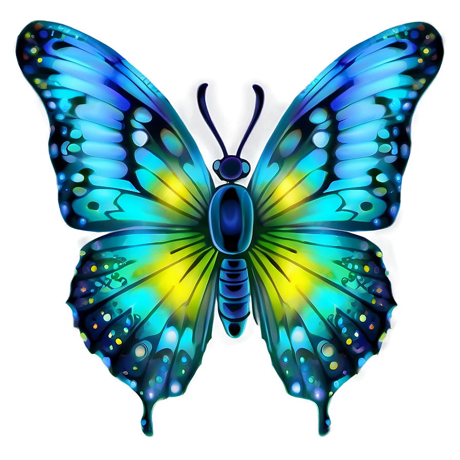 Serene Glow Butterfly Png Dmm1 PNG Image