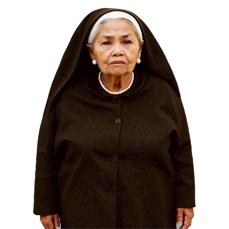 Serene Old Woman Png 93 PNG Image