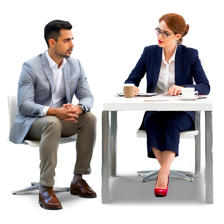 Serious Conversation Person Png Vfo PNG Image