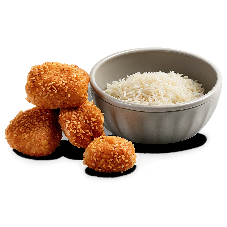 Sesame Chicken Nuggets Png Yht PNG Image