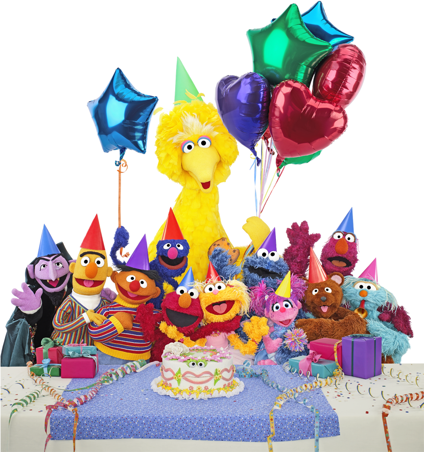 Sesame Street Celebration PNG Image