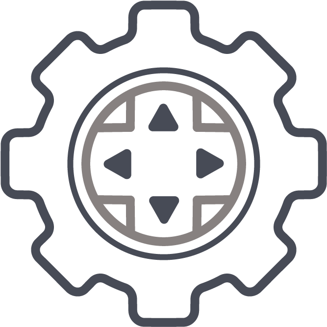 Settings Gear Icon Vector PNG Image