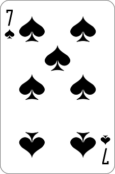 Seven_of_ Spades_ Playing_ Card PNG Image