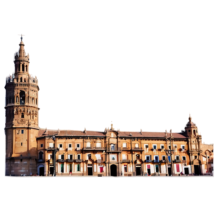 Sevilla Golden Hour Cityscape Png Epr96 PNG Image