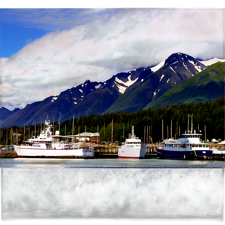 Seward Alaska Harbor Png Ixp6 PNG Image