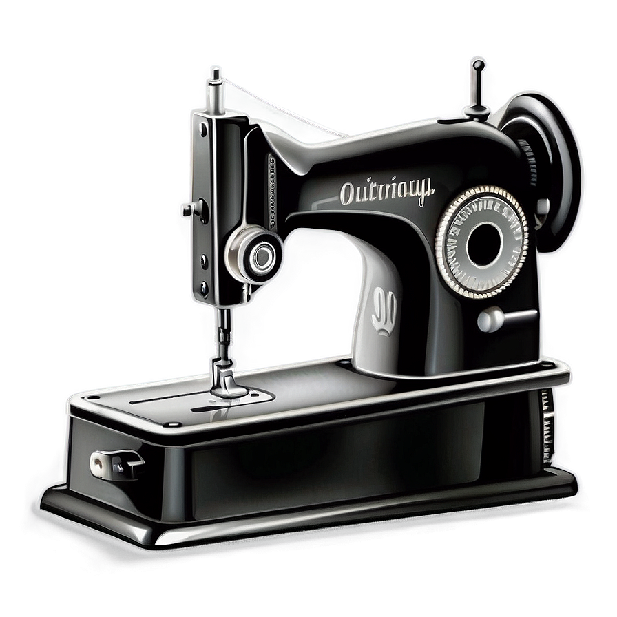 Sewing Machine Outline Png 05252024 PNG Image