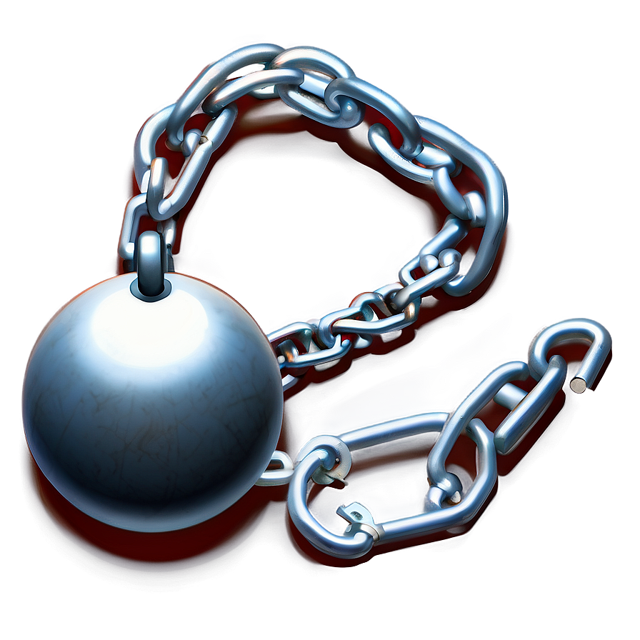 Shackled Ball And Chain Image Png Uyp43 PNG Image