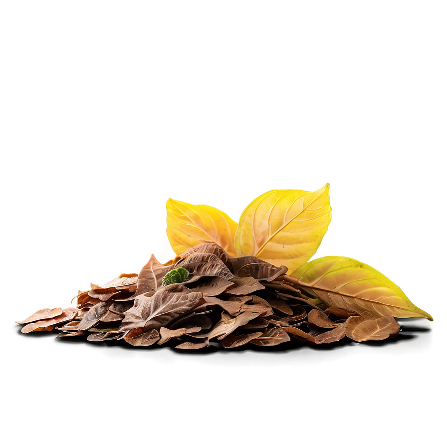 Shaded Leaves Pile Png 06212024 PNG Image