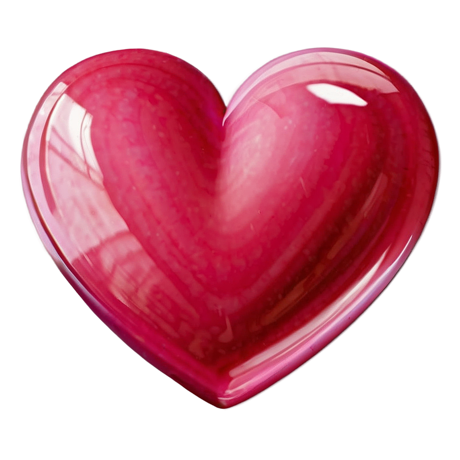 Shaded Pink Heart Png Hmv99 PNG Image