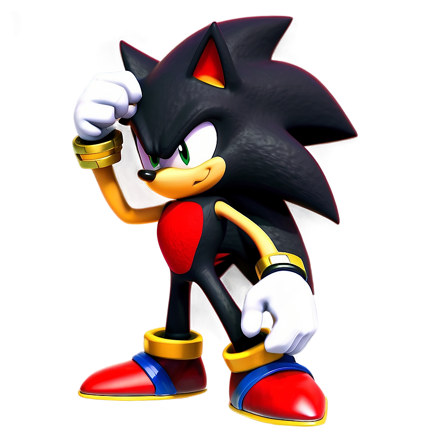 Shadow The Hedgehog Battle Stance Png 43 PNG Image