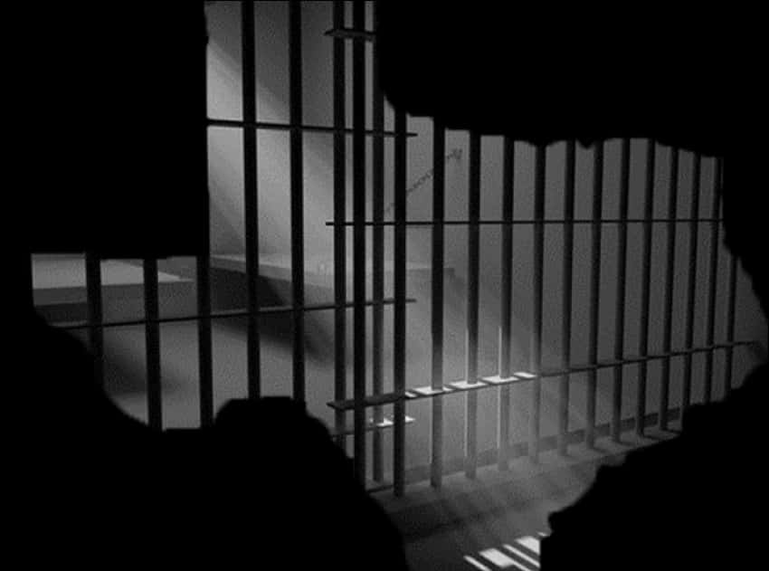 Shadowy Jail Bars PNG Image