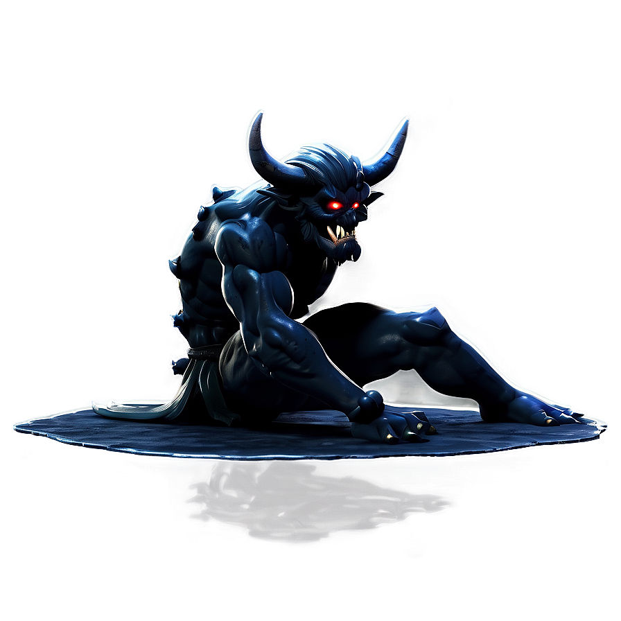 Shadowy Oni Figure Png Ssv10 PNG Image